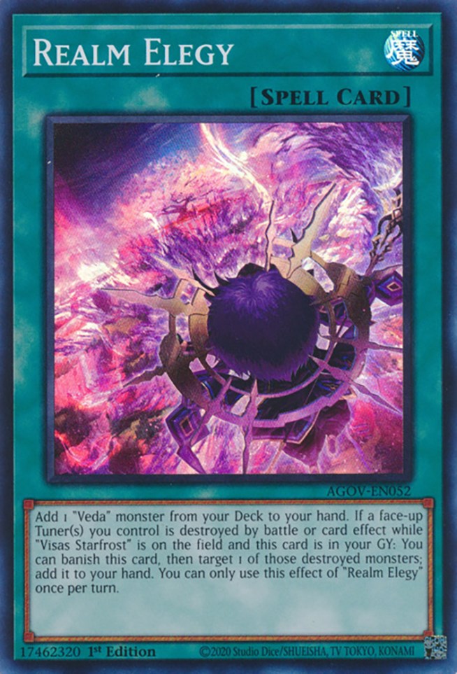 Realm Elegy [AGOV-EN052] Super Rare Yu-Gi-Oh!