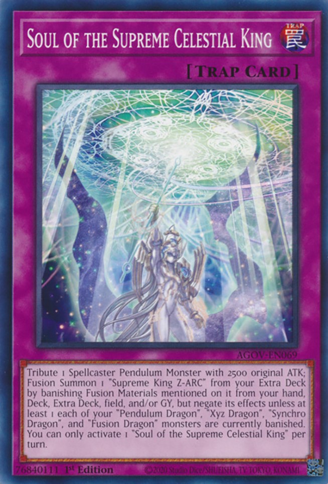 Soul of the Supreme Celestial King [AGOV-EN069] Common Yu-Gi-Oh!