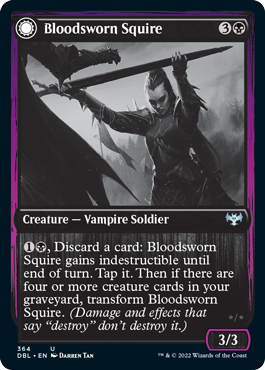 Bloodsworn Squire // Bloodsworn Knight [Innistrad: Double Feature] Magic: The Gathering