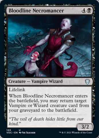 Bloodline Necromancer [Innistrad: Crimson Vow Commander] Magic: The Gathering