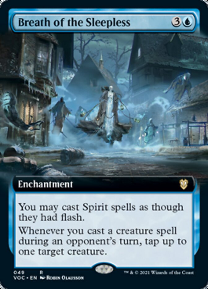 Breath of the Sleepless (Extended Art) [Innistrad: Crimson Vow Commander] Magic: The Gathering