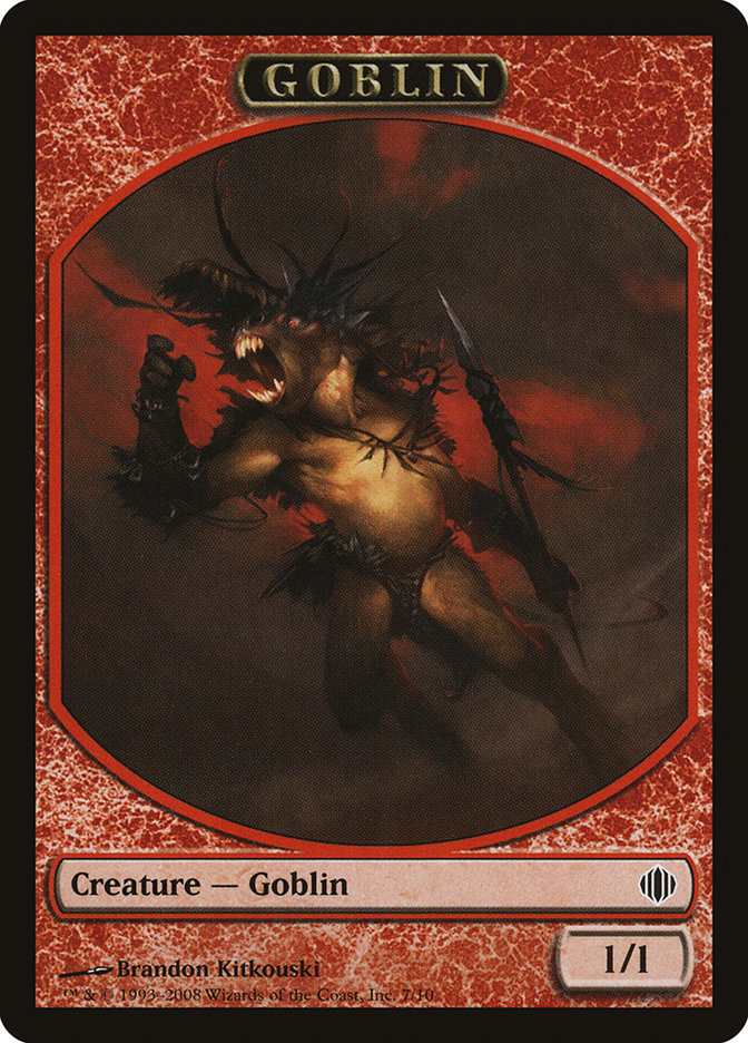 Goblin Token [Shards of Alara Tokens] Magic: The Gathering