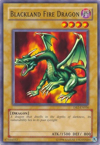 Blackland Fire Dragon [DB2-EN036] Common Yu-Gi-Oh!
