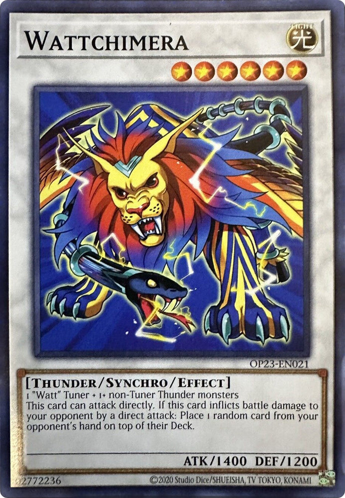 Wattchimera [OP23-EN021] Common Yu-Gi-Oh!