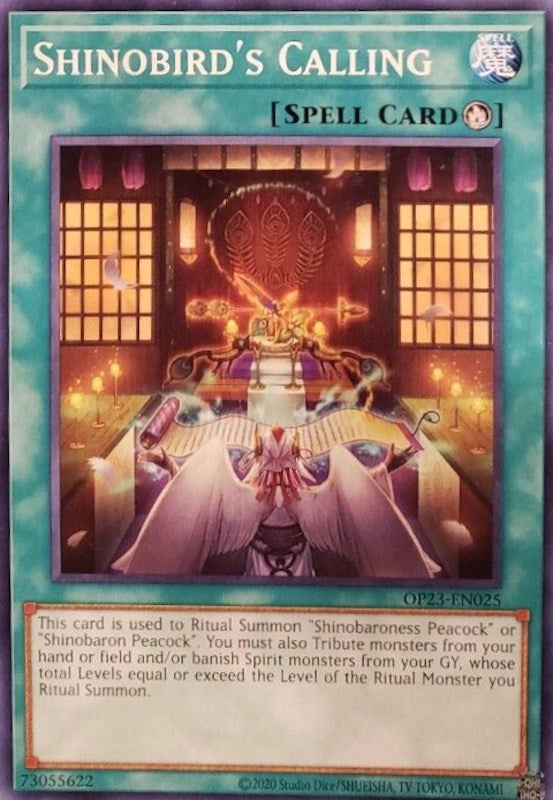 Shinobird's Calling [OP23-EN025] Common Yu-Gi-Oh!