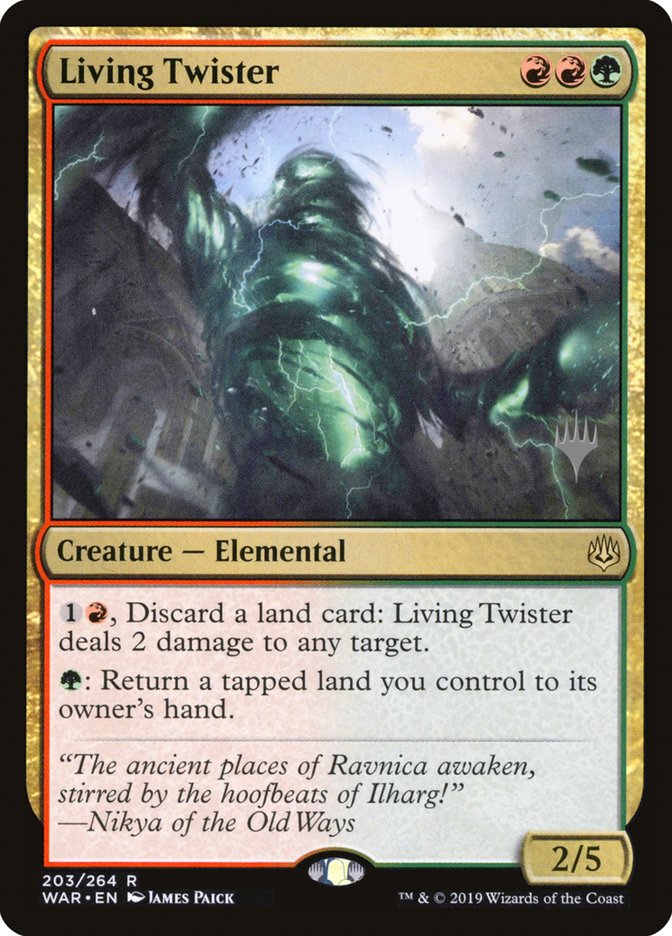 Living Twister (Promo Pack) [War of the Spark Promos] Magic: The Gathering