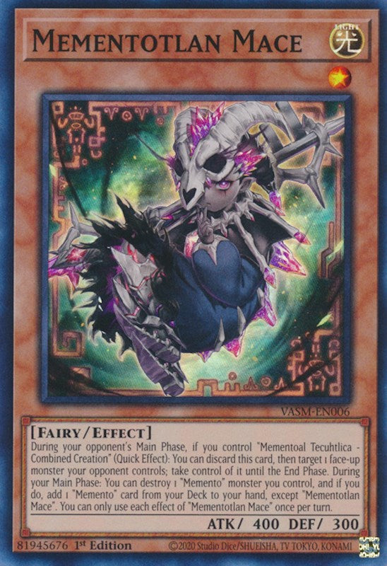 Mementotlan Mace [VASM-EN006] Super Rare Yu-Gi-Oh!