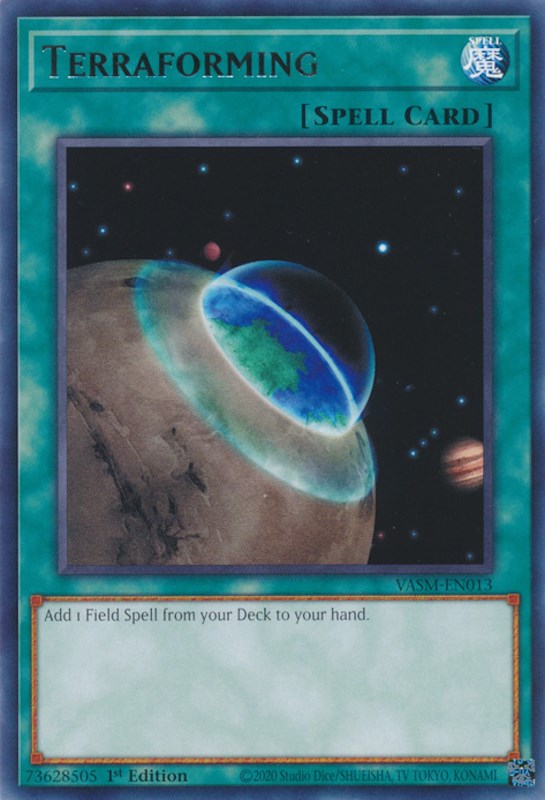 Terraforming [VASM-EN013] Rare Yu-Gi-Oh!