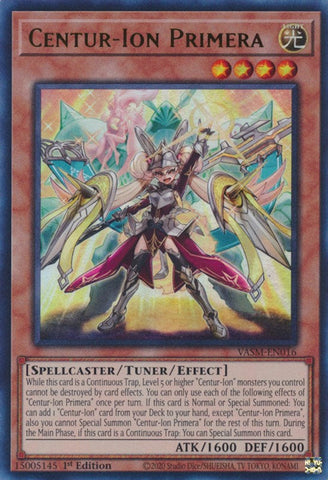 Centur-Ion Primera [VASM-EN016] Ultra Rare Yu-Gi-Oh!