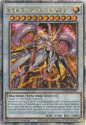 Centur-Ion Legatia (Quarter Century Secret Rare) [VASM-EN019] Quarter Century Secret Rare Yu-Gi-Oh!