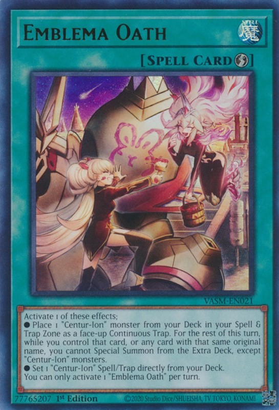 Emblema Oath [VASM-EN021] Ultra Rare Yu-Gi-Oh!