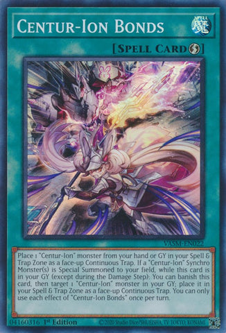 Centur-Ion Bonds [VASM-EN022] Super Rare Yu-Gi-Oh!