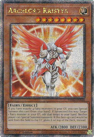 Archlord Kristya (Quarter Century Secret Rare) [VASM-EN048] Quarter Century Secret Rare Yu-Gi-Oh!