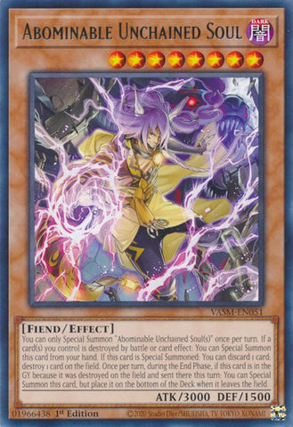 Abominable Unchained Soul [VASM-EN051] Rare Yu-Gi-Oh!