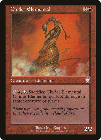 Cinder Elemental [Mercadian Masques] Magic: The Gathering