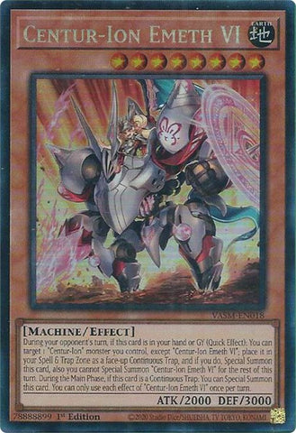 Centur-Ion Emeth VI (CR) [VASM-EN018] Collector's Rare Yu-Gi-Oh!