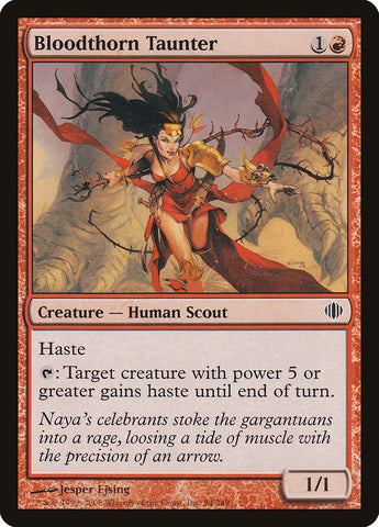 Bloodthorn Taunter [Shards of Alara] Magic: The Gathering