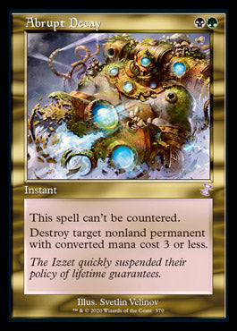 Abrupt Decay (Timeshifted) [Time Spiral Remastered] Magic: The Gathering