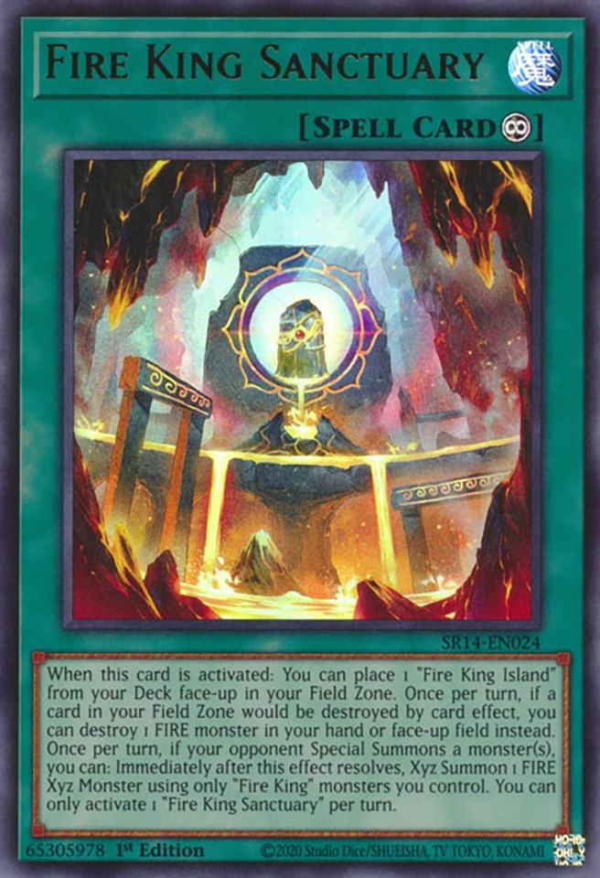 Fire King Sanctuary [SR14-EN024] Ultra Rare Yu-Gi-Oh!