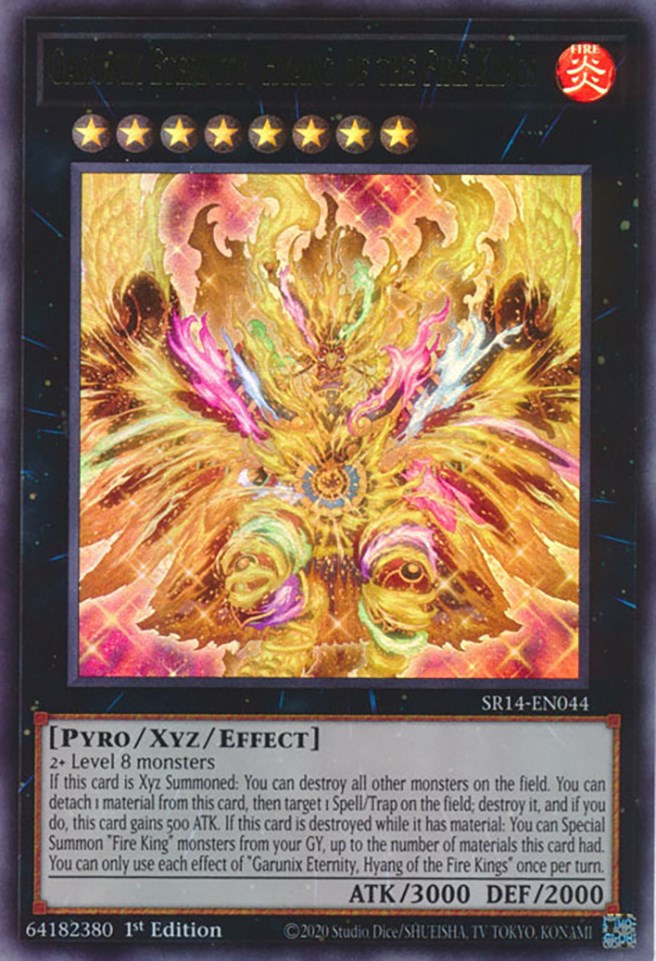 Garunix Eternity, Hyang of the Fire Kings [SR14-EN044] Ultra Rare Yu-Gi-Oh!