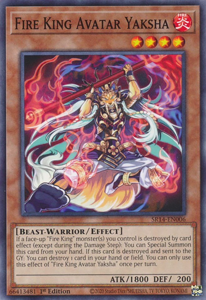 Fire King Avatar Yaksha [SR14-EN006] Common Yu-Gi-Oh!
