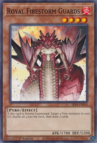 Royal Firestorm Guards [SR14-EN018] Common Yu-Gi-Oh!