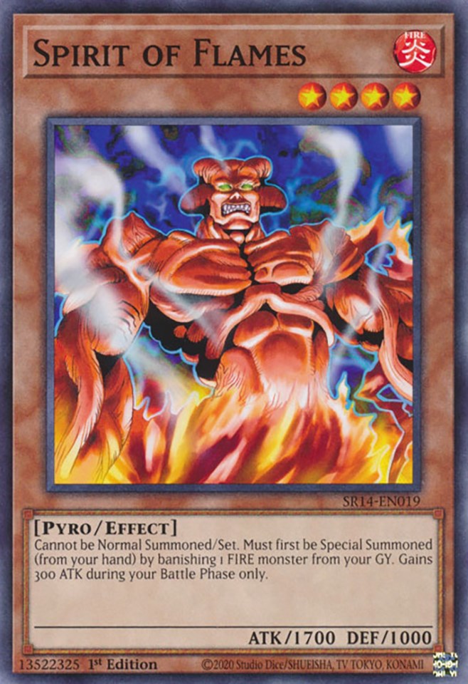 Spirit of Flames [SR14-EN019] Common Yu-Gi-Oh!