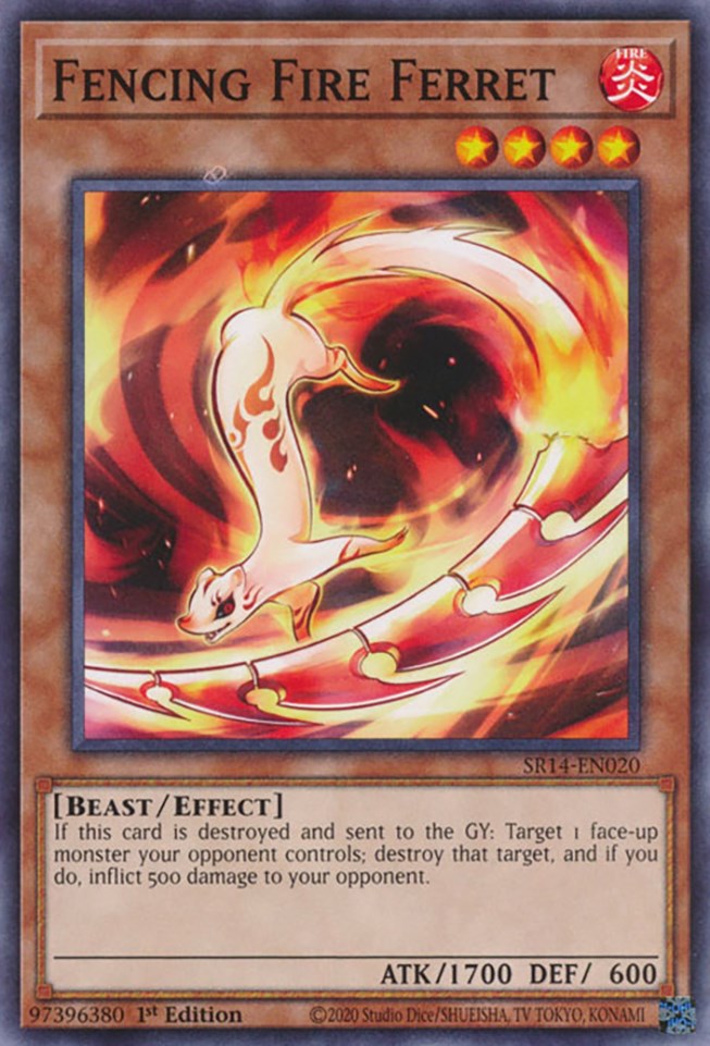 Fencing Fire Ferret [SR14-EN020] Common Yu-Gi-Oh!