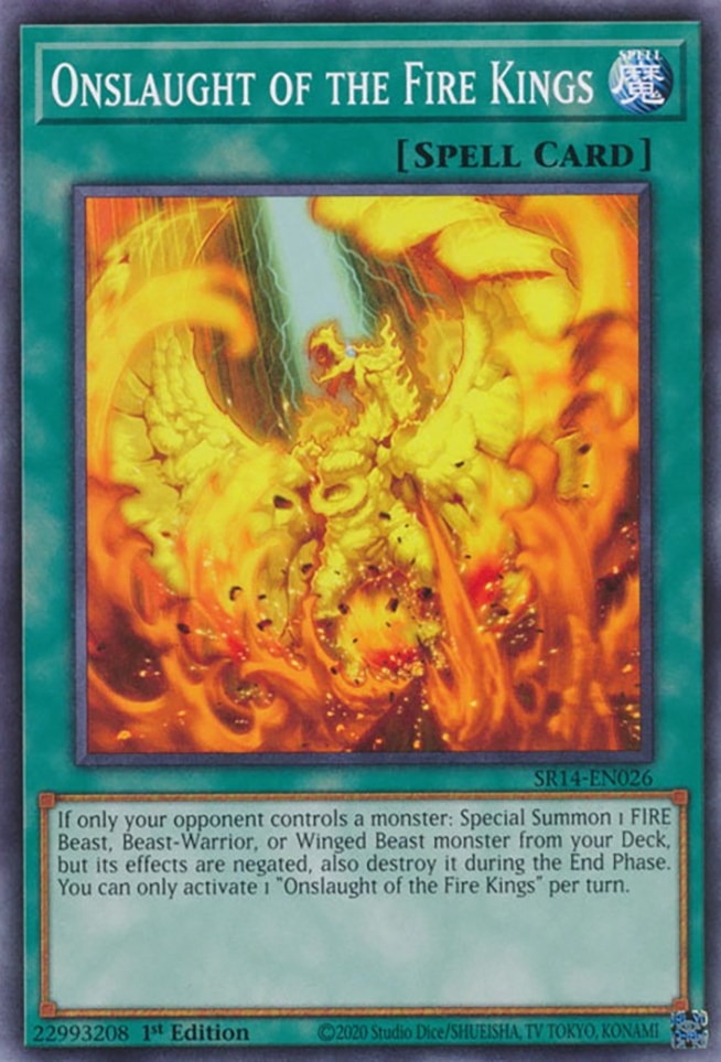 Onslaught of the Fire Kings [SR14-EN026] Common Yu-Gi-Oh!