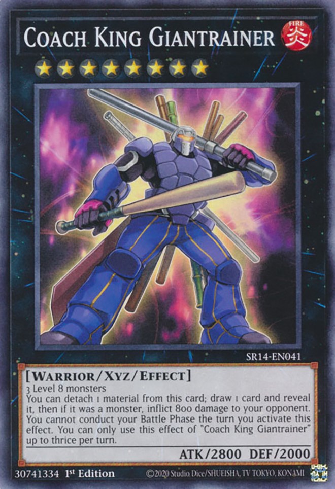 Coach King Giantrainer [SR14-EN041] Common Yu-Gi-Oh!