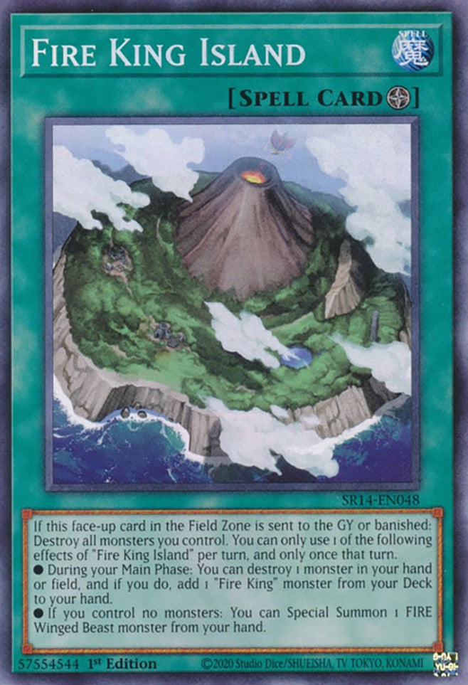 Fire King Island [SR14-EN048] Common Yu-Gi-Oh!