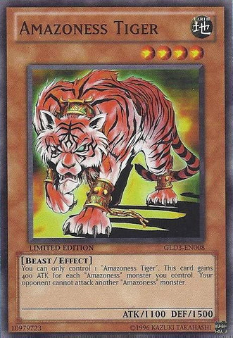 Amazoness Tiger [GLD3-EN008] Common Yu-Gi-Oh!