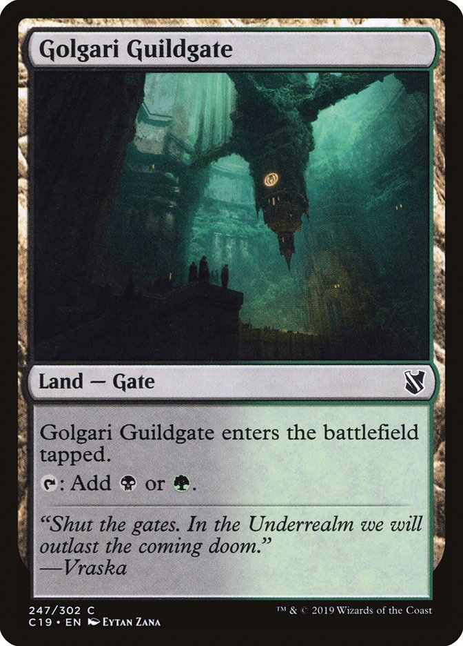 Golgari Guildgate [Commander 2019] Magic: The Gathering