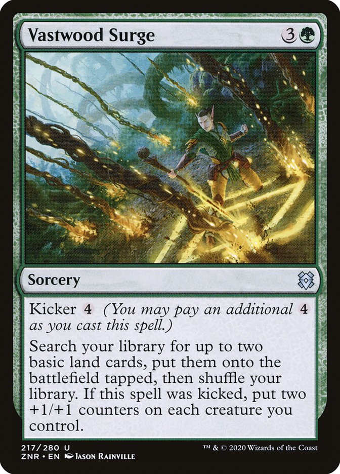 Vastwood Surge [Zendikar Rising] Magic: The Gathering