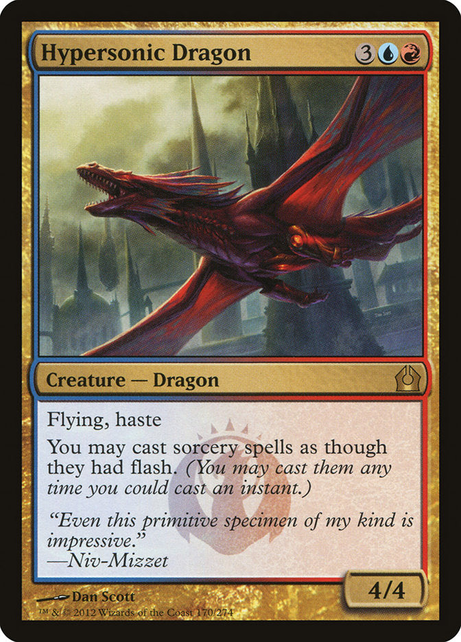 Hypersonic Dragon [Return to Ravnica] Magic: The Gathering