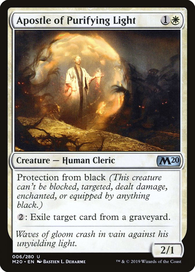 Apostle of Purifying Light [Core Set 2020] Magic: The Gathering