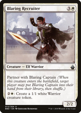 Blaring Recruiter [Battlebond] Magic: The Gathering