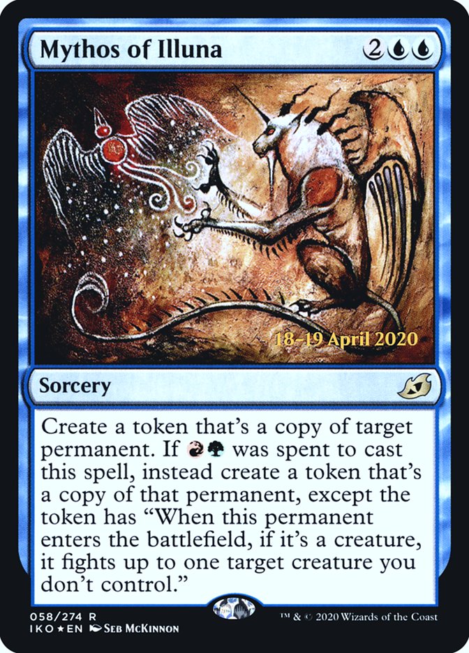 Mythos of Illuna [Ikoria: Lair of Behemoths Prerelease Promos] Magic: The Gathering