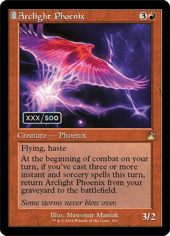 Arclight Phoenix (Retro) (Serialized) [Ravnica Remastered] Magic: The Gathering