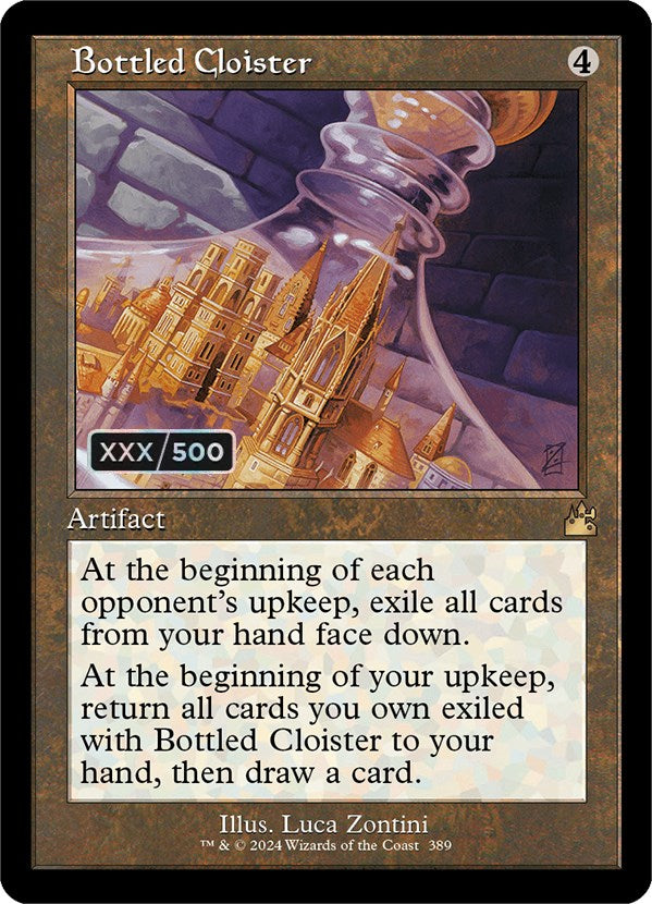 Bottled Cloister (Retro) (Serialized) [Ravnica Remastered] Magic: The Gathering