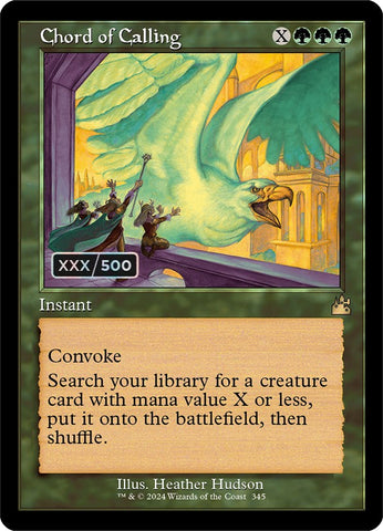 Chord of Calling (Retro) (Serialized) [Ravnica Remastered] Magic: The Gathering