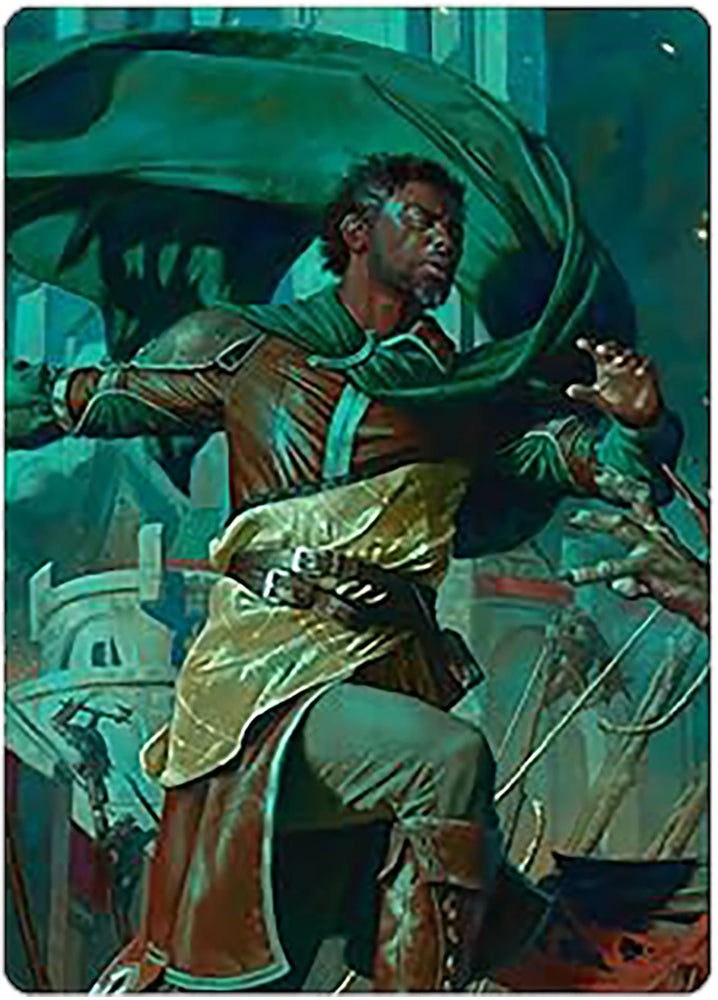 Aragorn, Hornburg Hero Art Card [The Lord of the Rings: Tales of Middle-earth Art Series] Magic: The Gathering