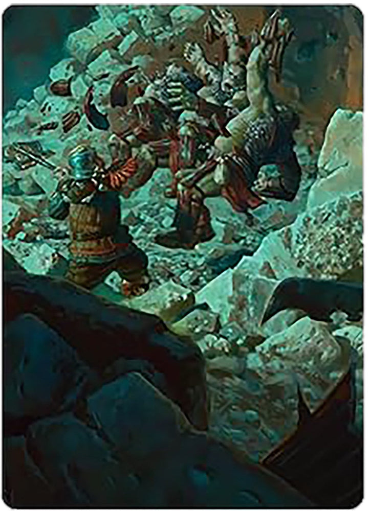 Gimli's Reckless Might Art Card [The Lord of the Rings: Tales of Middle-earth Art Series] Magic: The Gathering
