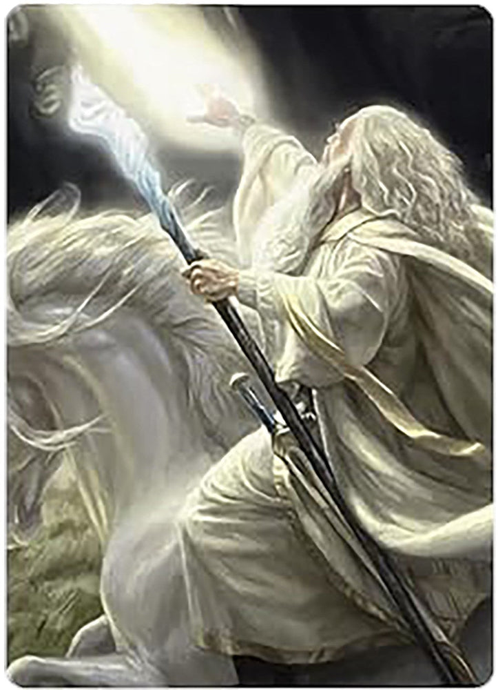 Gandalf of the Secret Fire Art Card [The Lord of the Rings: Tales of Middle-earth Art Series] Magic: The Gathering