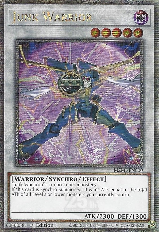 Junk Warrior (Quarter Century Secret Rare) [MZMI-EN000] Quarter Century Secret Rare Yu-Gi-Oh!