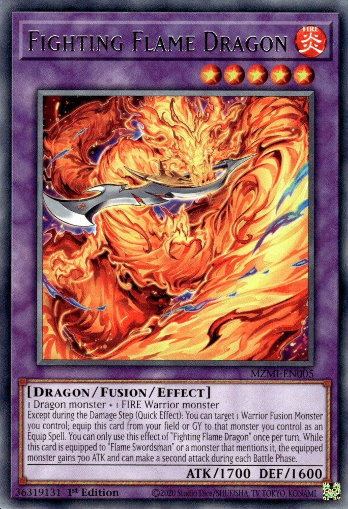 Fighting Flame Dragon [MZMI-EN005] Rare Yu-Gi-Oh!