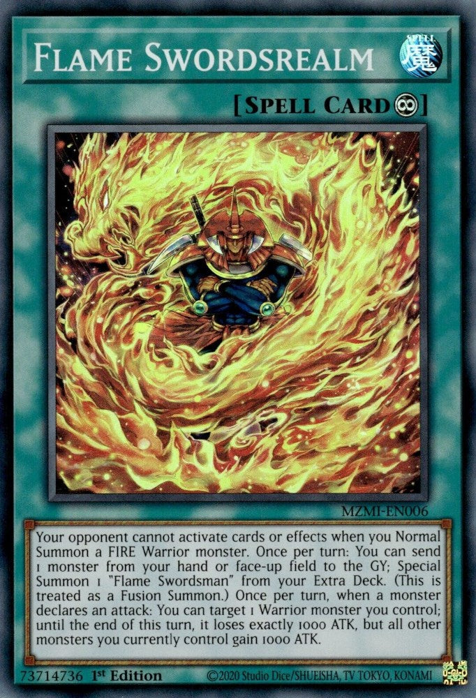 Flame Swordsrealm [MZMI-EN006] Super Rare Yu-Gi-Oh!