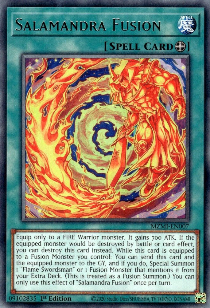 Salamandra Fusion [MZMI-EN007] Rare Yu-Gi-Oh!