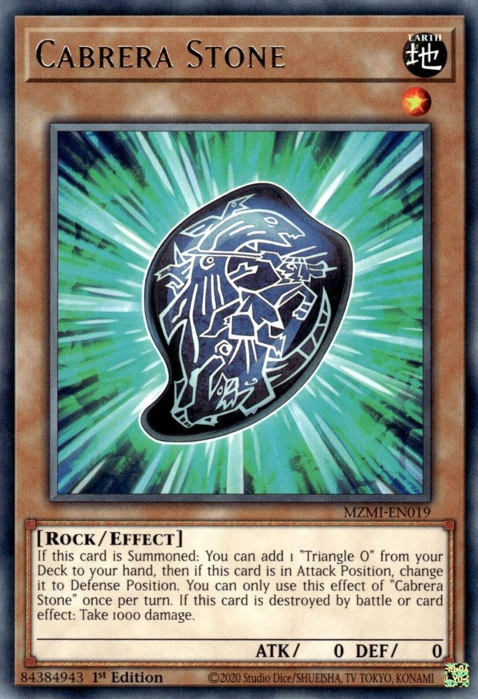Cabrera Stone [MZMI-EN019] Rare Yu-Gi-Oh!