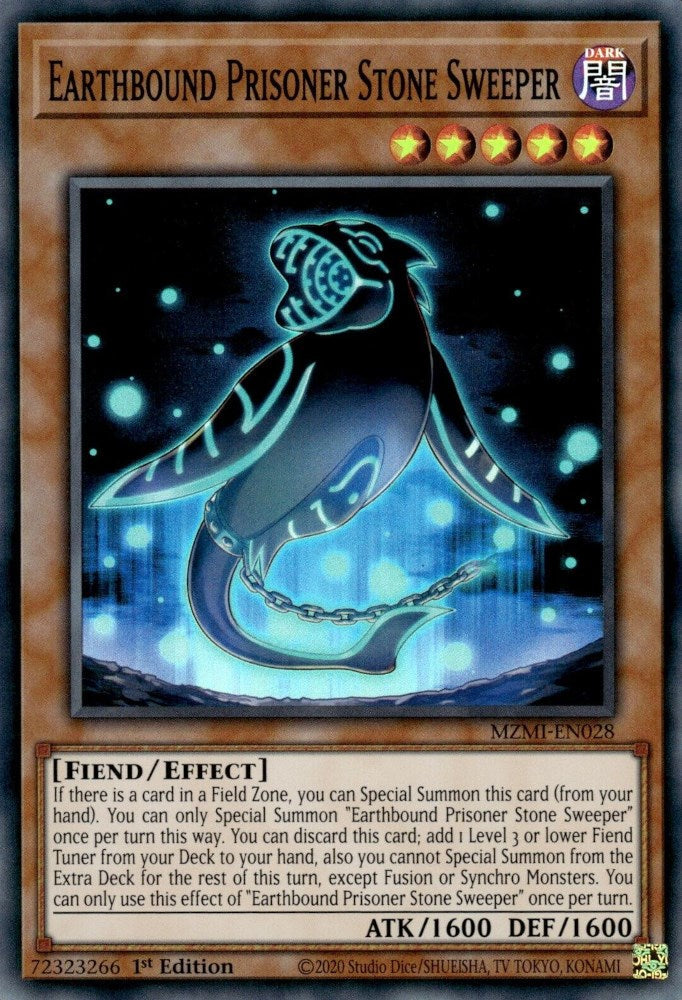 Earthbound Prisoner Stone Sweeper [MZMI-EN028] Super Rare Yu-Gi-Oh!